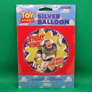 Vintage 1990s New Disney Toy Story Buzz Lightyear 18" Large Balloon M&D Unused